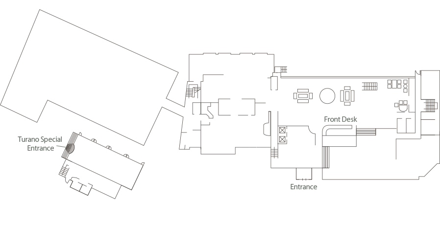 1F floor map